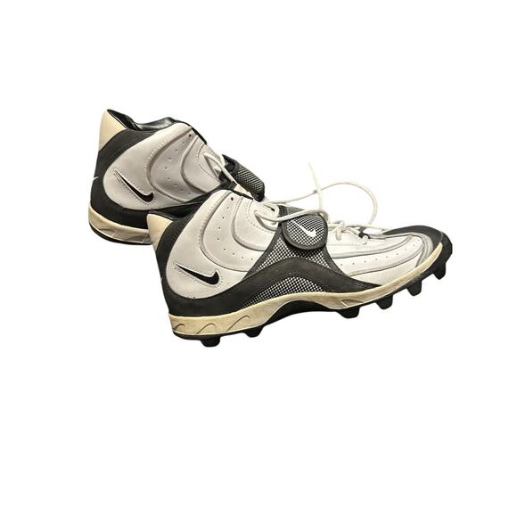 Nike Football Cleats White & Black - Size 12 US - Picture 1 of 6